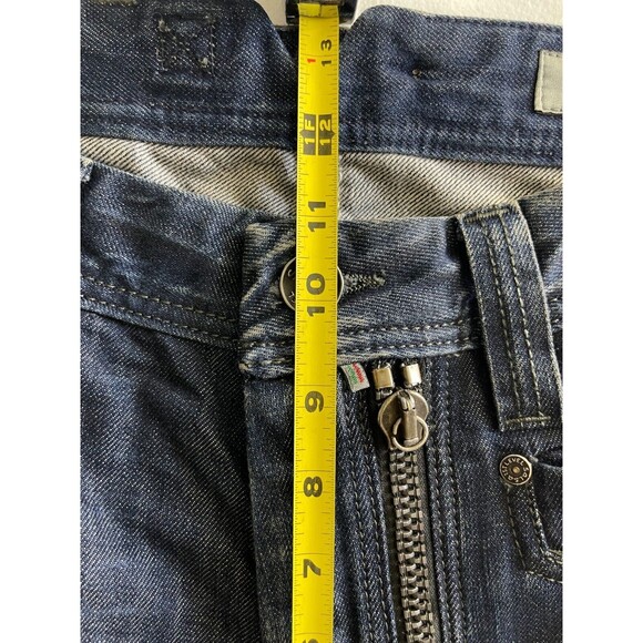 Salsa 1st Level Jeans Mens Size 31 Distressed Mix Media Blue Denim - Picture 15 of 16